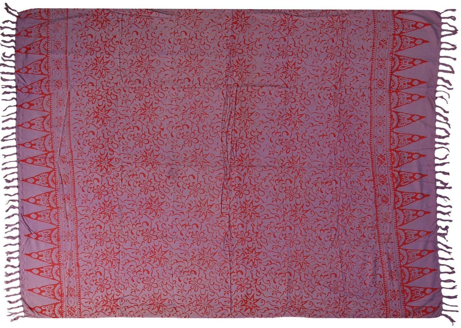 Balibarang-Shop Sarong Sar32 - Toalla de playa (100 modelos), color morado y rojo