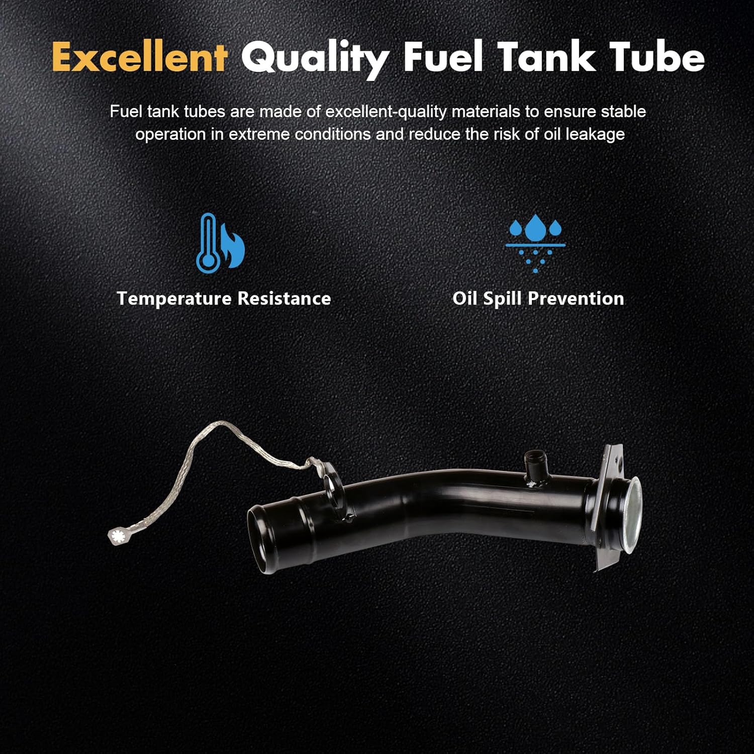 Gas Tank Fuel Filler Neck Hose Pipe Tube for Chevrolet C1500 4.3L 1988-1996 for Chevrolet C1500 5.0L 1988-1997 for Chevrolet C1500 5.7L 1988-1997 for Chevrolet C1500 7.4L 1990-1993