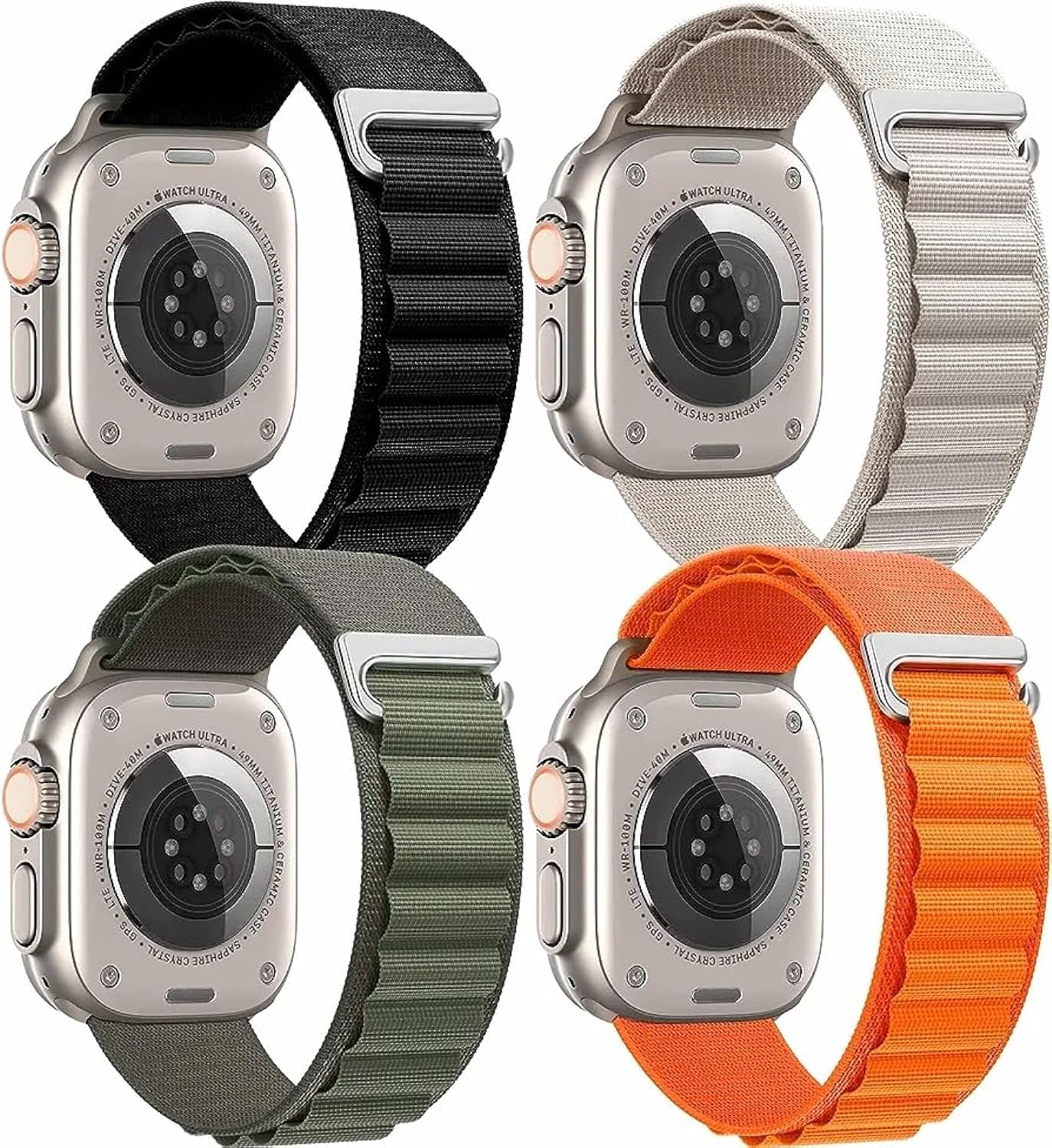 Multi Pack Straps Compatible with Apple watch Series 10 | Ultra 2 | 8 Ultra | 9 | 8 | 7 | 6 | SE