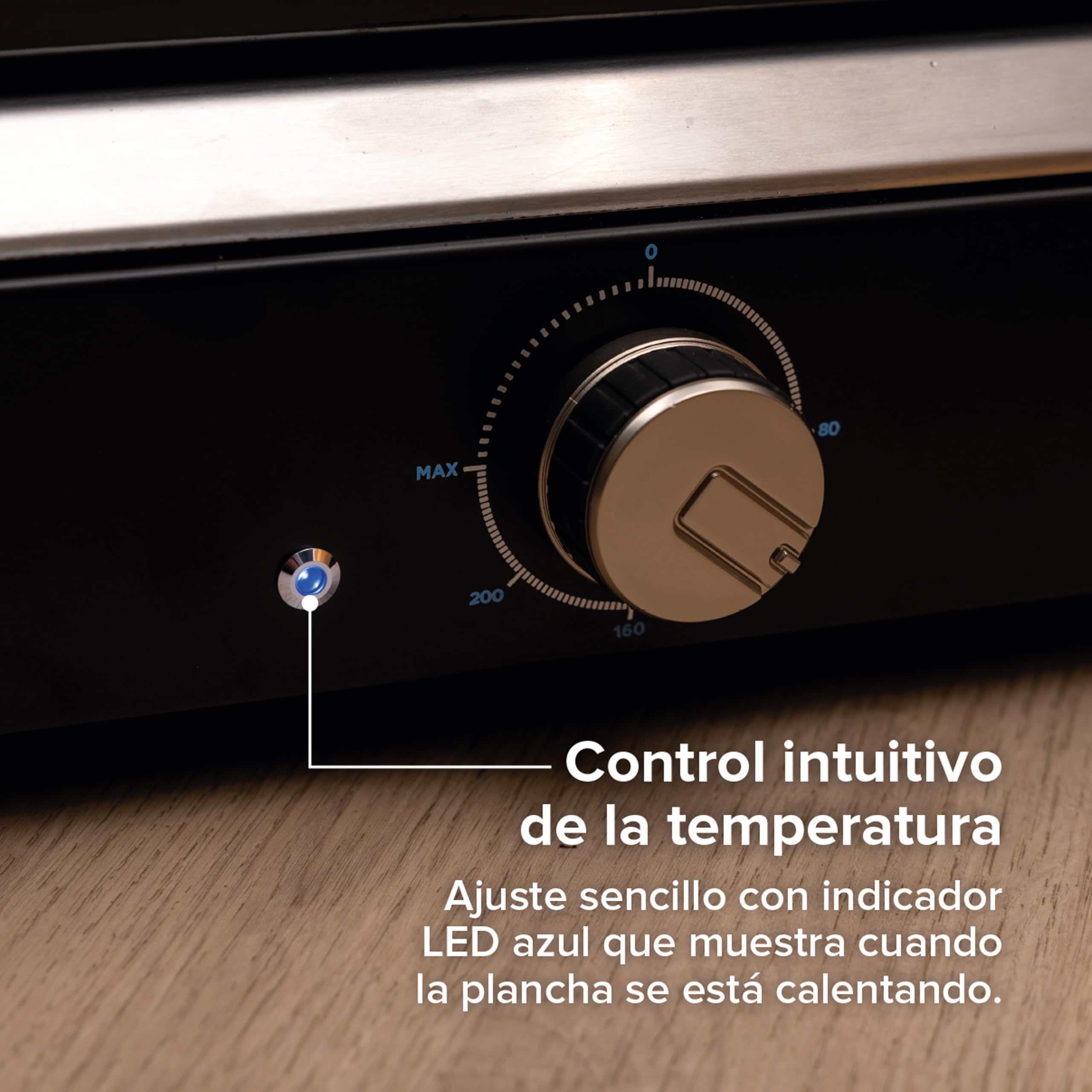 Campingaz Plancha 1 XD Electric | Parrilla Eléctrica Portátil para Interior y Exterior | 2100 W, Negro