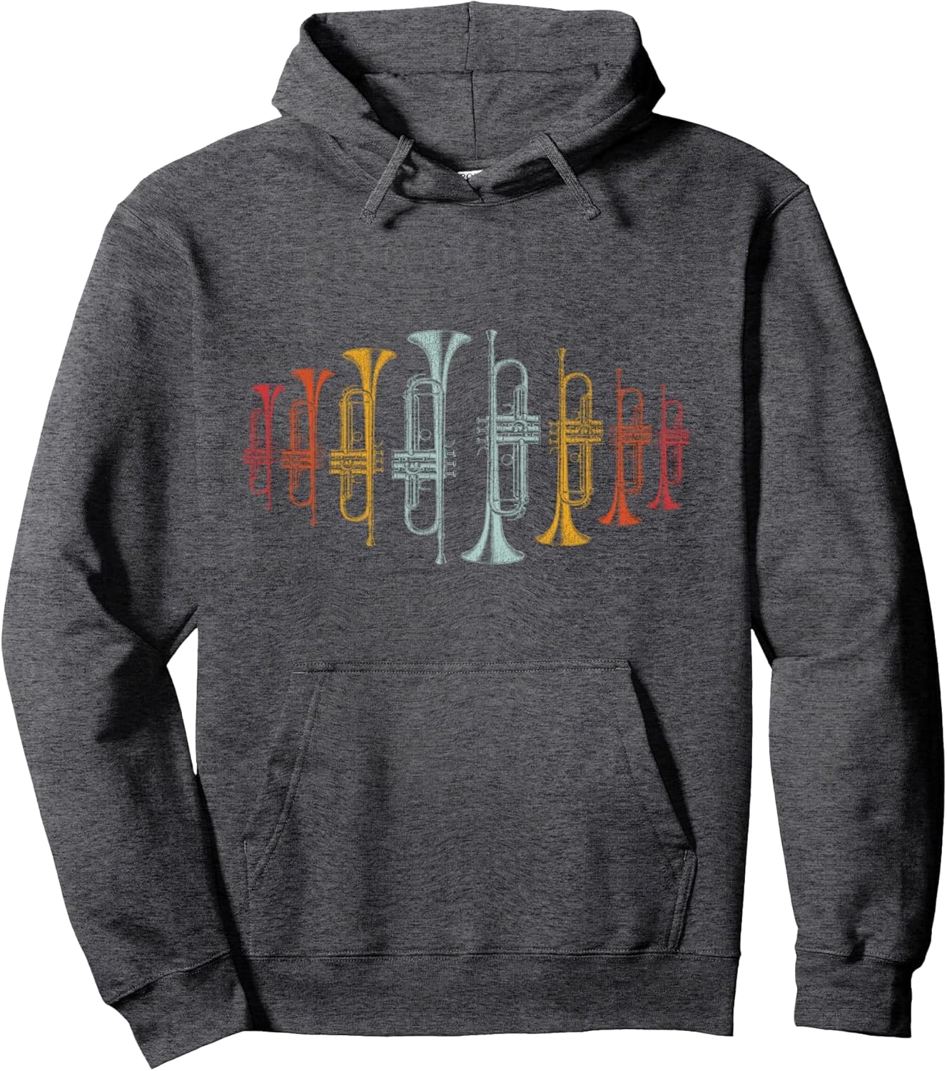 Retro Trumpet Pullover Hoodie