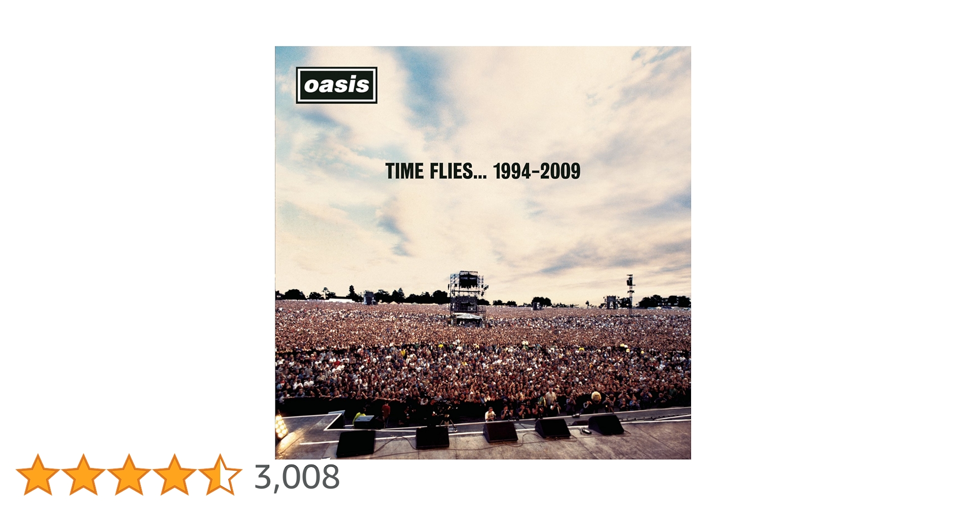 洋楽 Oasis TIME FLIES... 1994-2009 Time Flies… 1994 - 2009 (4LP)【完全生産限定盤 4LP EU輸入盤】・ｵｱｼｽ