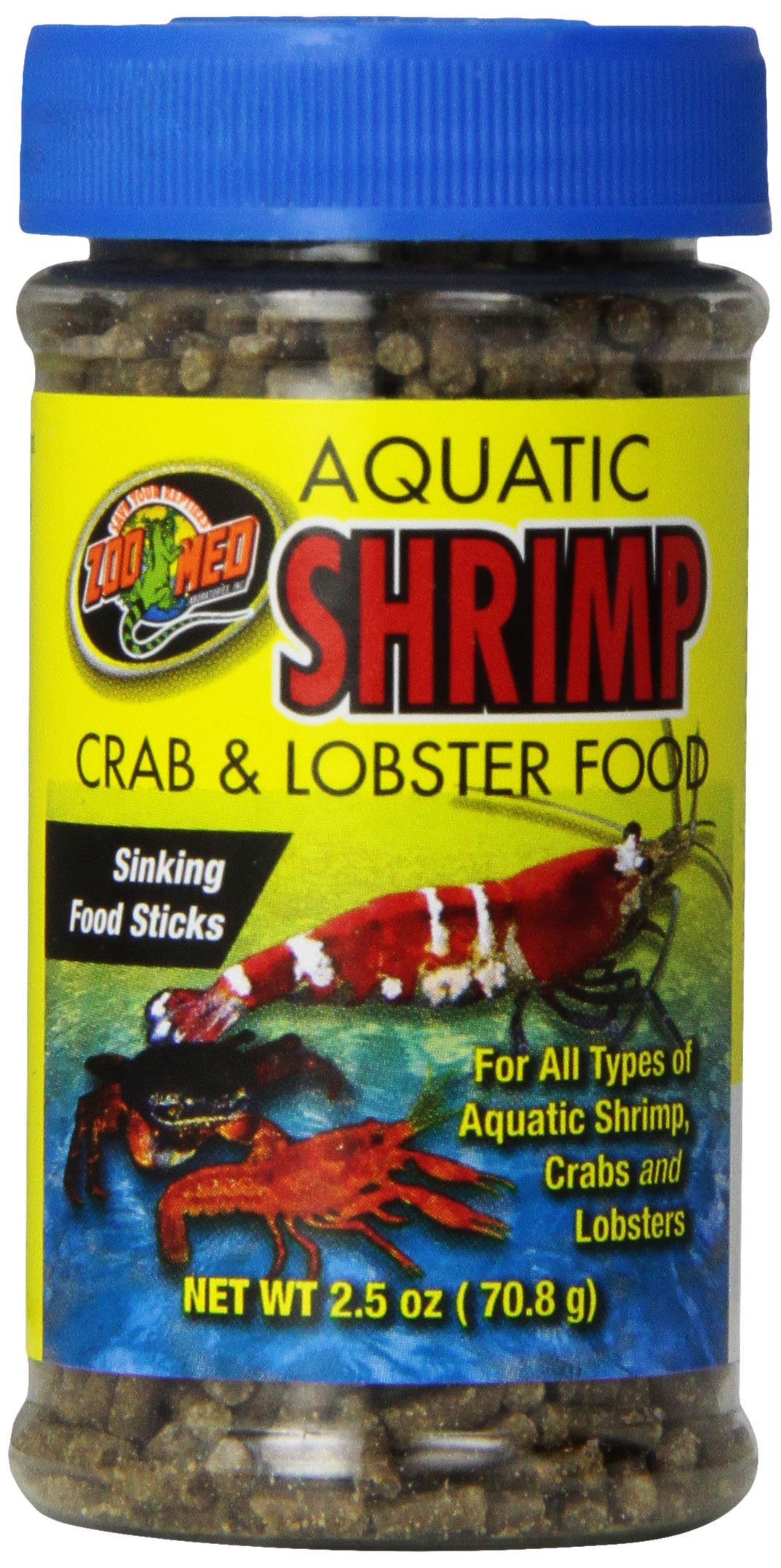 Zoo Med Aquatic shrimp, Crabs & Crayfish Food, 2.5oz