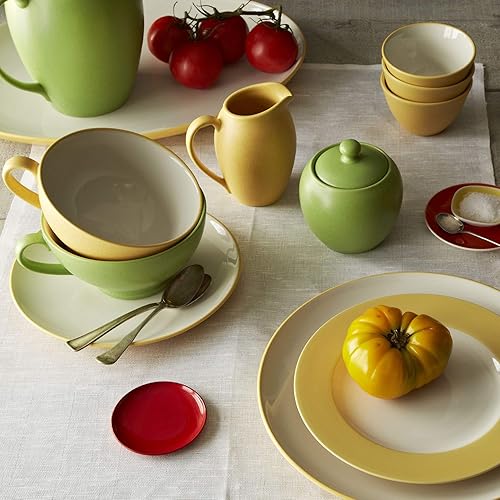 Miniatura 5 de Noritake Colorwave Mostaza Juego de 4 platos llanos Coupé, 10-12"