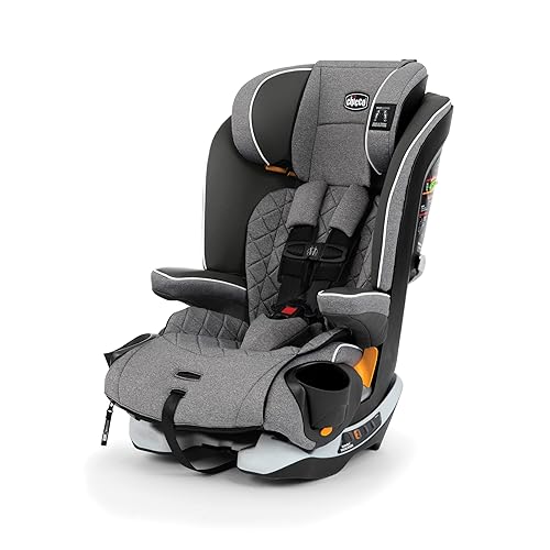 Chicco MyFit Arnés con cremallera  asiento elevador de automóvil granito gris Granite, Nightfall