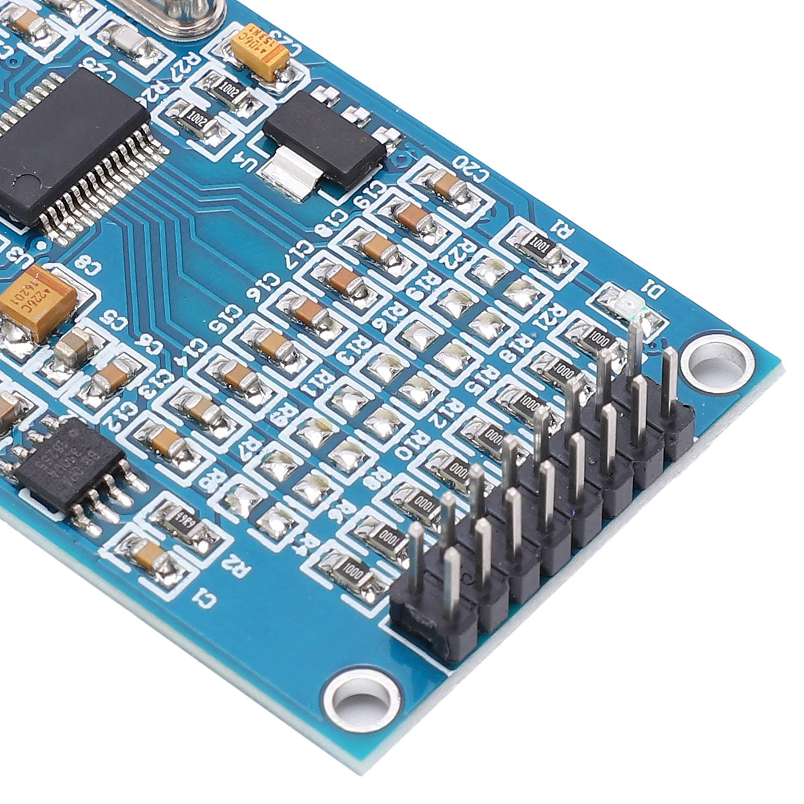 Modulo Convertitore ADC Analogico-digitale a 24 Bit a 8Canali, Scheda di Sviluppo Convertitore ADC ad Alta Precisione ADS1256 30ksps Velocità di Uscita Dati