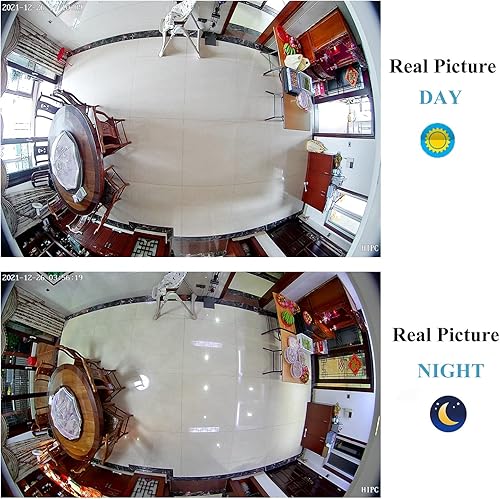 Miniatura 8 de Mini cámara IP POE de audio de 5 MP con micrófono integrado, cámara de seguridad para interiores de 0.067 in, ángulo de visión amplio de 180, ojo de