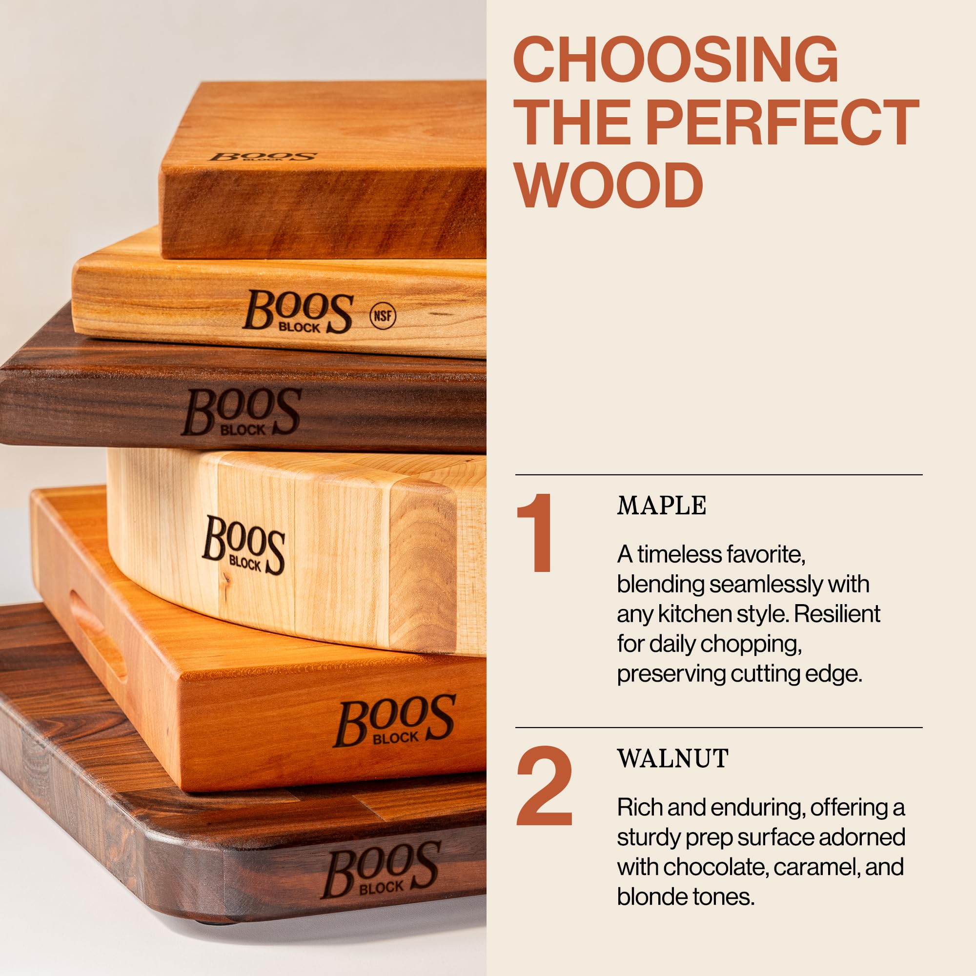 Boos Blocks® BBQBD Pro Chef deska do krojenia z drewna klonowego firmy John Boos – 46 x 31 x 4 cm – z rowkiem na sok, obustronne zagłębienia uchwytowe