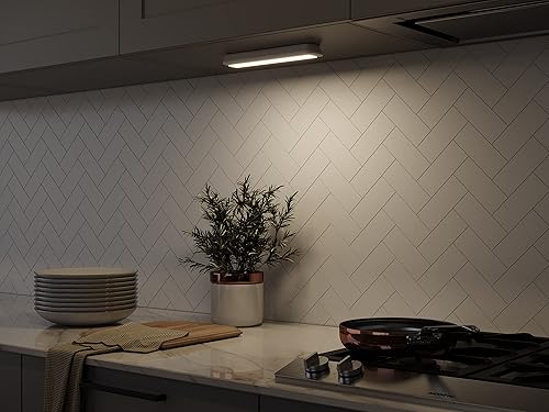 Miniatura 3 de Ecolight - Barra de luz LED que funciona con pilas, color blanco, RGB que cambia de color o blanco de 4000 K, tocar/apagar, temporizador de apagado