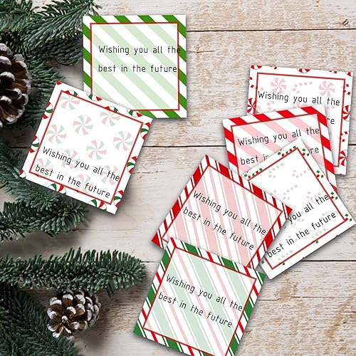 Miniatura 3 de 9 notas adhesivas de caramelo de Navidad de 3 x 3 pulgadas, lindos blocs de notas de caramelo de Navidad, notas de notas de caramelo de invierno