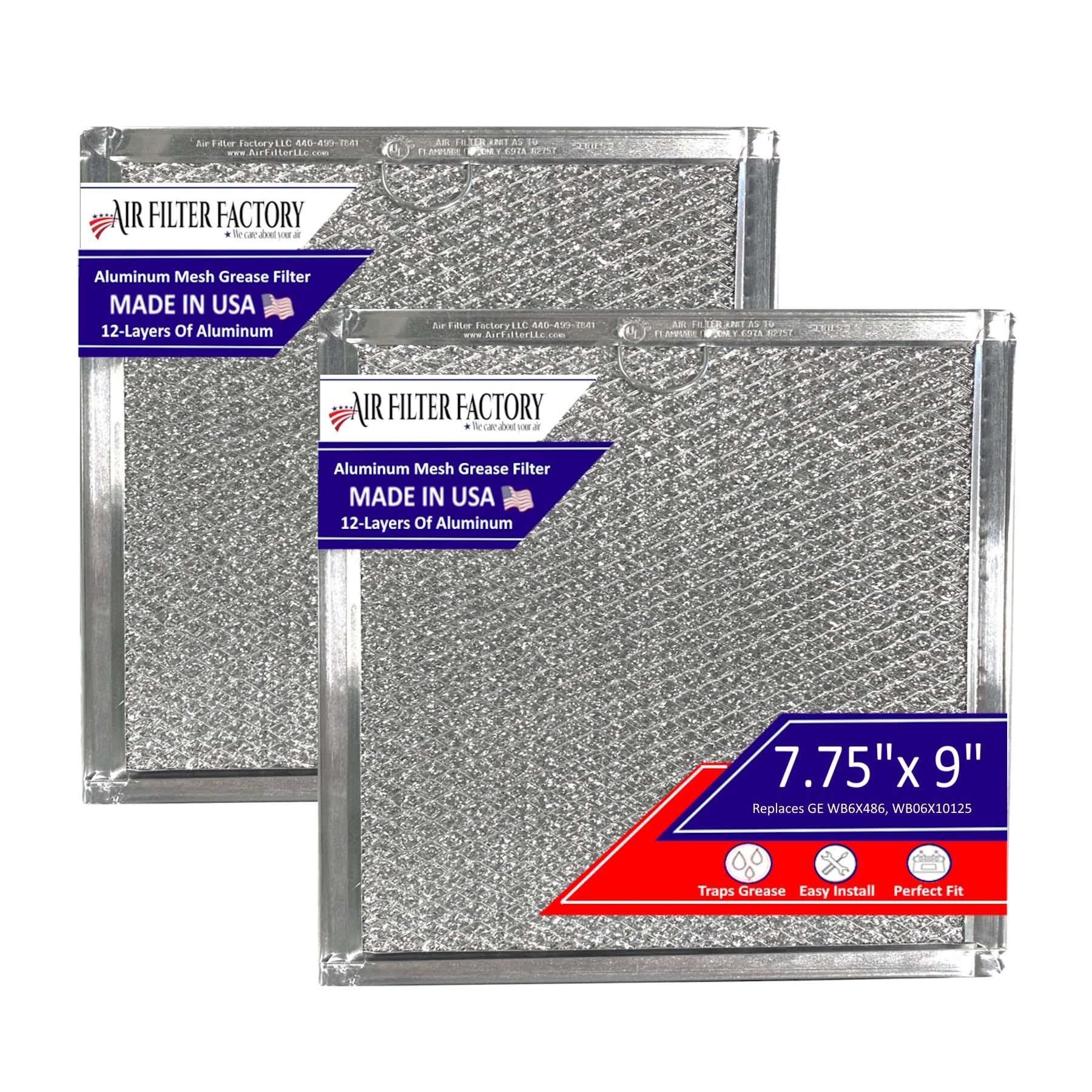Amazon.com: 2-Pack Air Filter Factory Replacement For GE WB6X486  