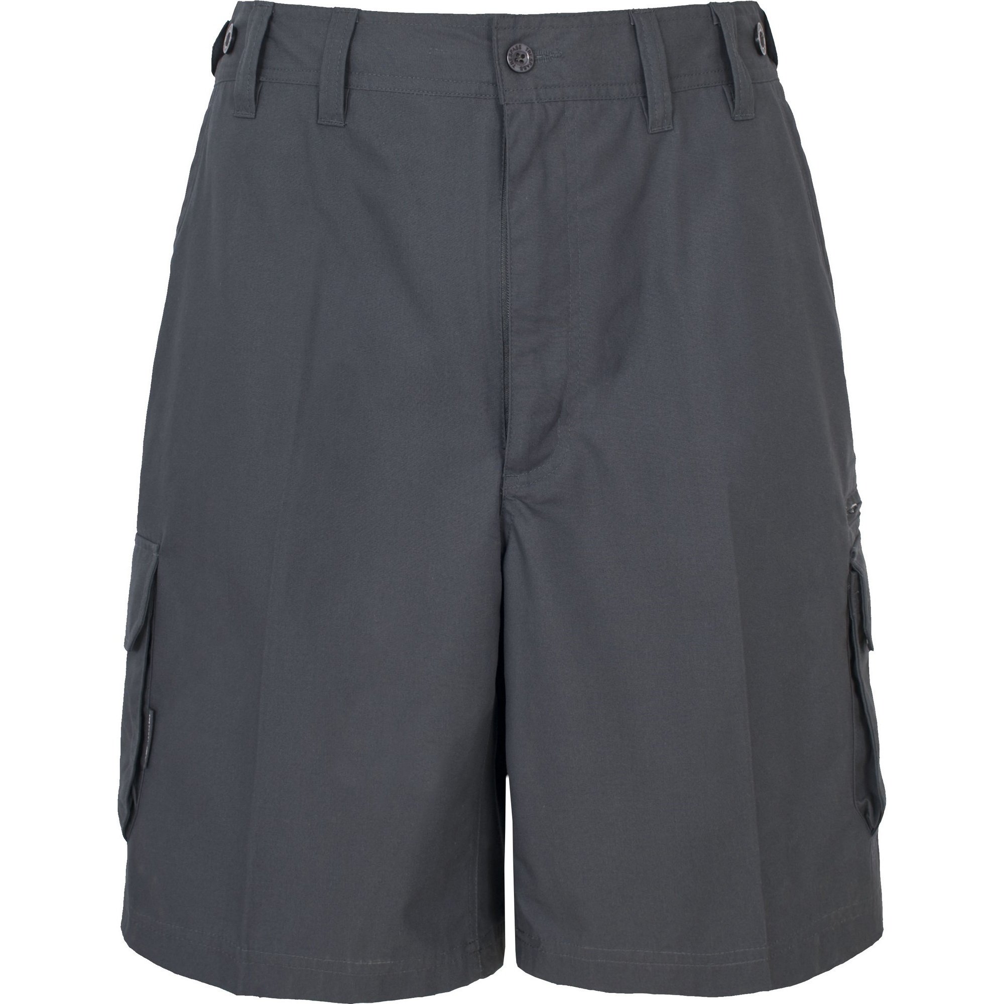 Trespass Men's Graphite Gally Water Repellent Hiking Cargo Shorts (M) (Graphite)
