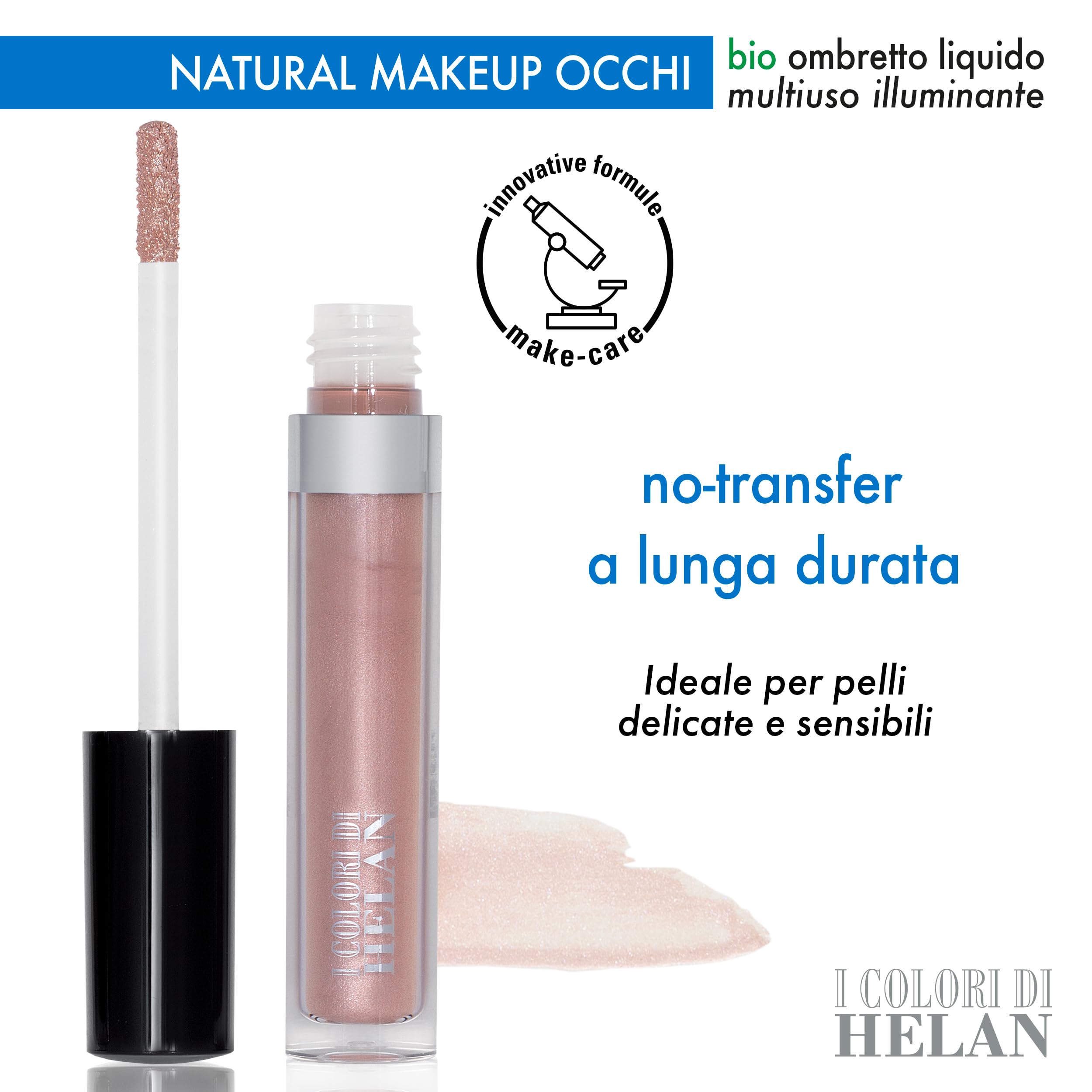 Helan I Colori di Helan, Illuminating Multi-Purpose Liquid Eye Shadow Ideal as Liquid Blush, Face Make Up Earth and Bronzer - Image 2