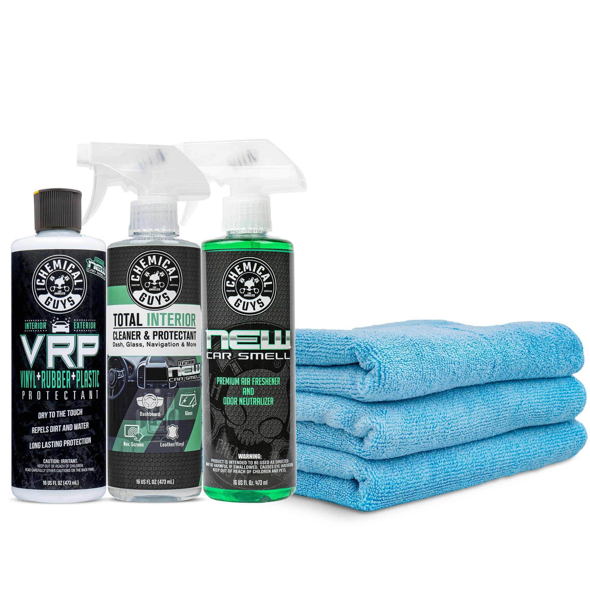Chemical Guys Keep Your Car New Kit Ideal for Cleaning and Detailing Includes New Car Scented VRP Total