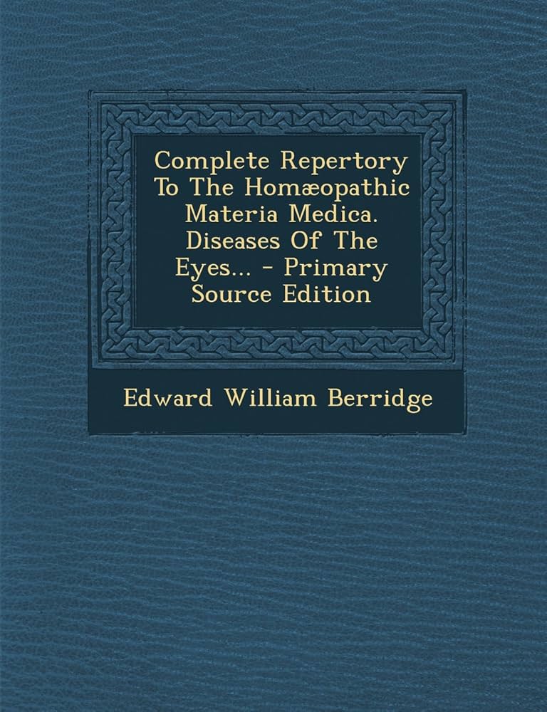 Amazon.com: Complete Repertory To The Homæopathic Materia