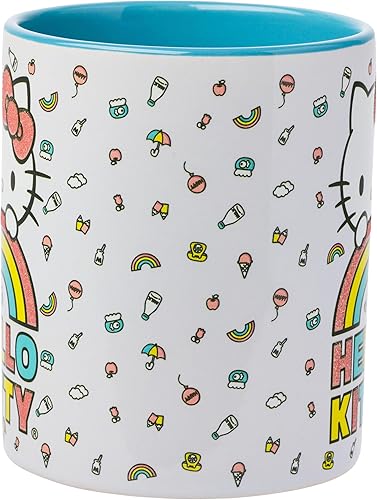 Miniatura 127 de Silver Buffalo Sanrio Hello Kitty and Friends Kuromi Poses - Taza de cerámica, 20 onzas