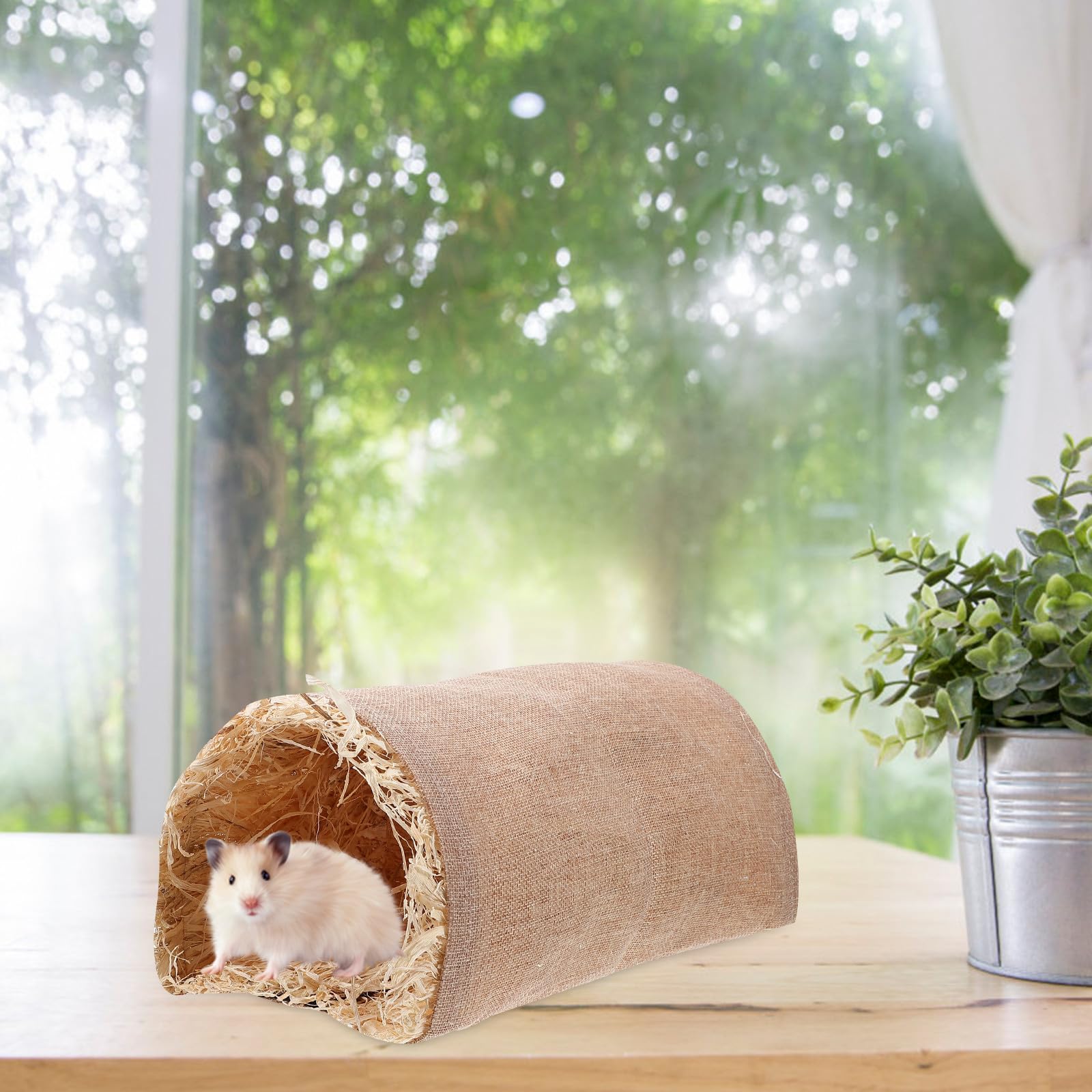 Hamsterwarmes Nest als Tunnelhaus, Schlafhöhle und Hideaway