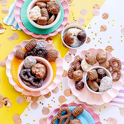 Miniatura 11 de Cesta de regalo de chocolate para el día del padre, bandeja de arreglo de regalos de comida, caja de aperitivos gourmet, idea de entrega primera