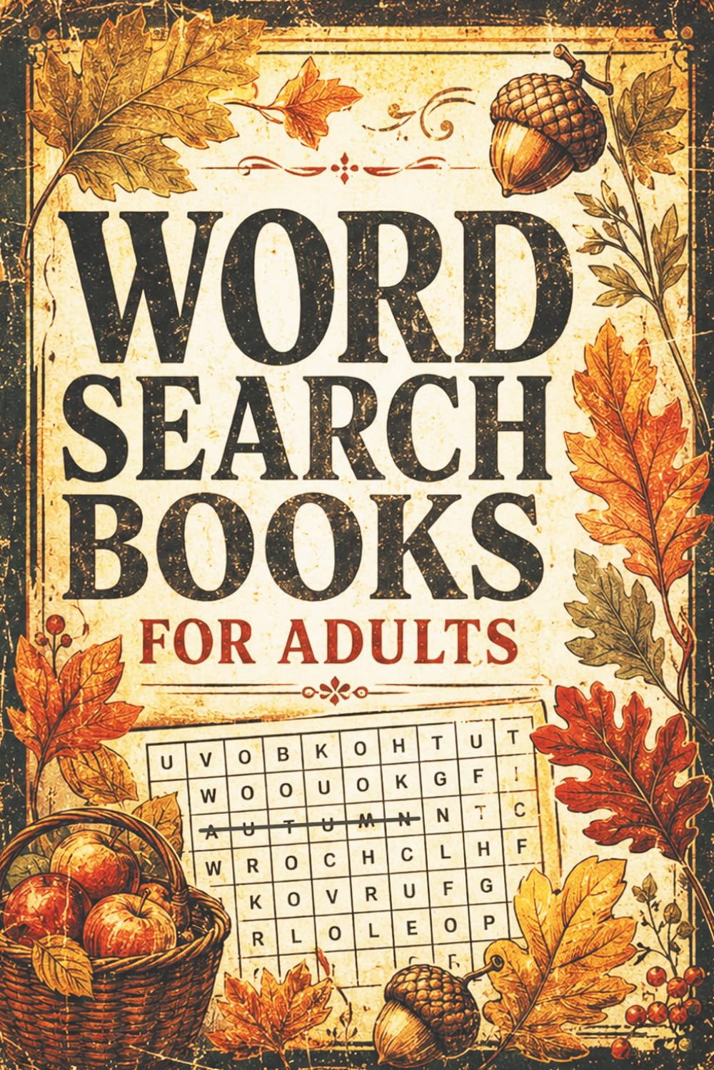 Word Search Books for Adults, Activity Book: Easy-on-the-Eyes Lexicon Puzzle Workbook, 1500 words to find