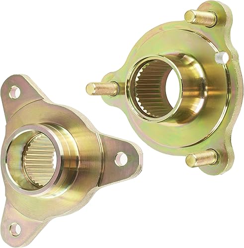 Miniatura 6 de Caltric Disco de freno trasero y bujes de piñón compatibles con Polaris Scrambler 500 2x4 4x4 2005 2006 2007-2012