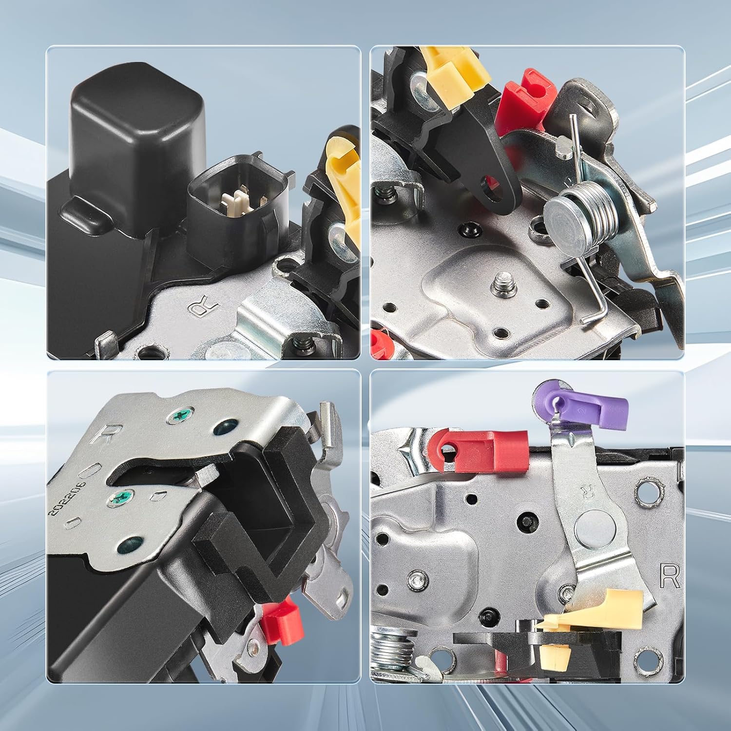 931-637 Front Right Passenger Side Power Door Latch Compatible with Dodge 2002-2008 Ram 1500, 2003-2009 Ram 2500, 2003-2010 Ram 3500, Door Lock Actuator w/Latch Assembly