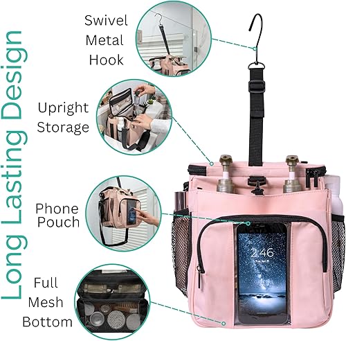 Miniatura 5 de TERRA HOME XL - Esenciales de dormitorio para niñas y chicos con almacenamiento adicional, parte inferior de malla duradera, correa para el hombro,