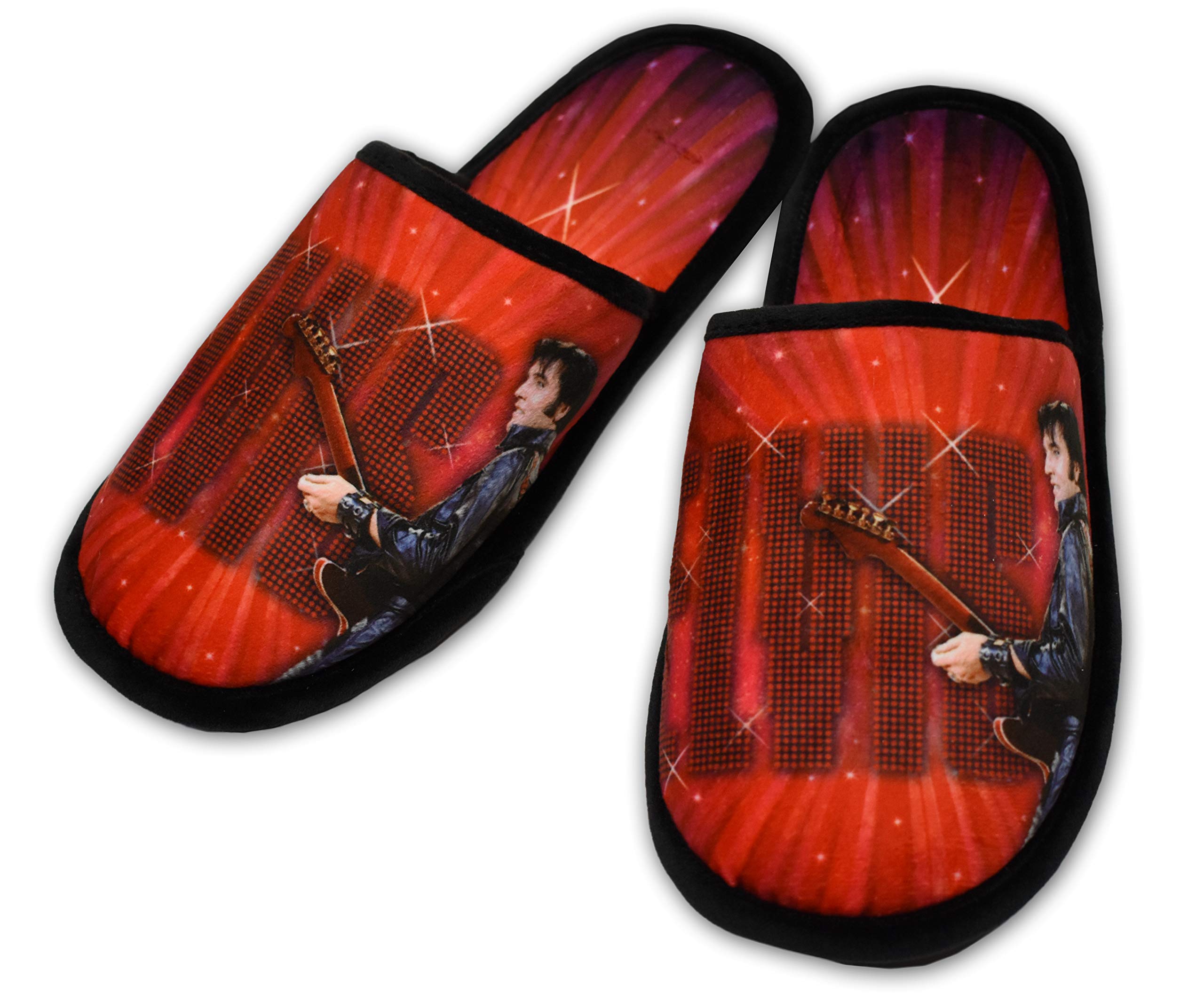 Midsouth Products Elvis Presley Slippers Featuring 68' Comeback - One Size Fits Most