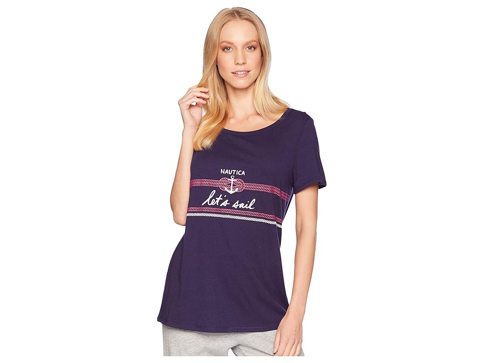 

Nautica Graphic T-Shirt (Evening Blue) Women's Pajama