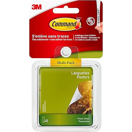 Command Klebepunkte 8 Stück - Wasserfeste Haftstreifen Ohne Bohren