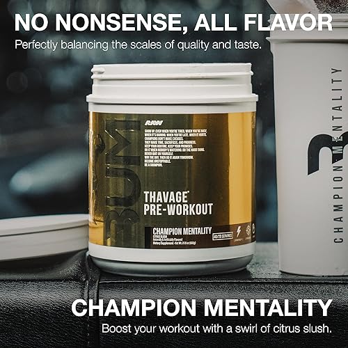 Miniatura 47 de RAW Polvo de preentrenamiento, Thavage (5 turba, goma roja) – Chris Bumstead Suplemento nutricional deportivo para hombres y mujeres – Cbum Pre