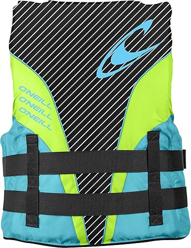 Miniatura 2 de O'Neill Women's SuperLite USCG Life Vest Negro/turquesa/lima: turquesa