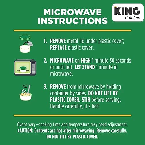 Miniatura 5 de Healthy Choice - Tazón de pollo con sopa de arroz, tazón para microondas, 14 onzas + código QR King Combos, paquete de (6)