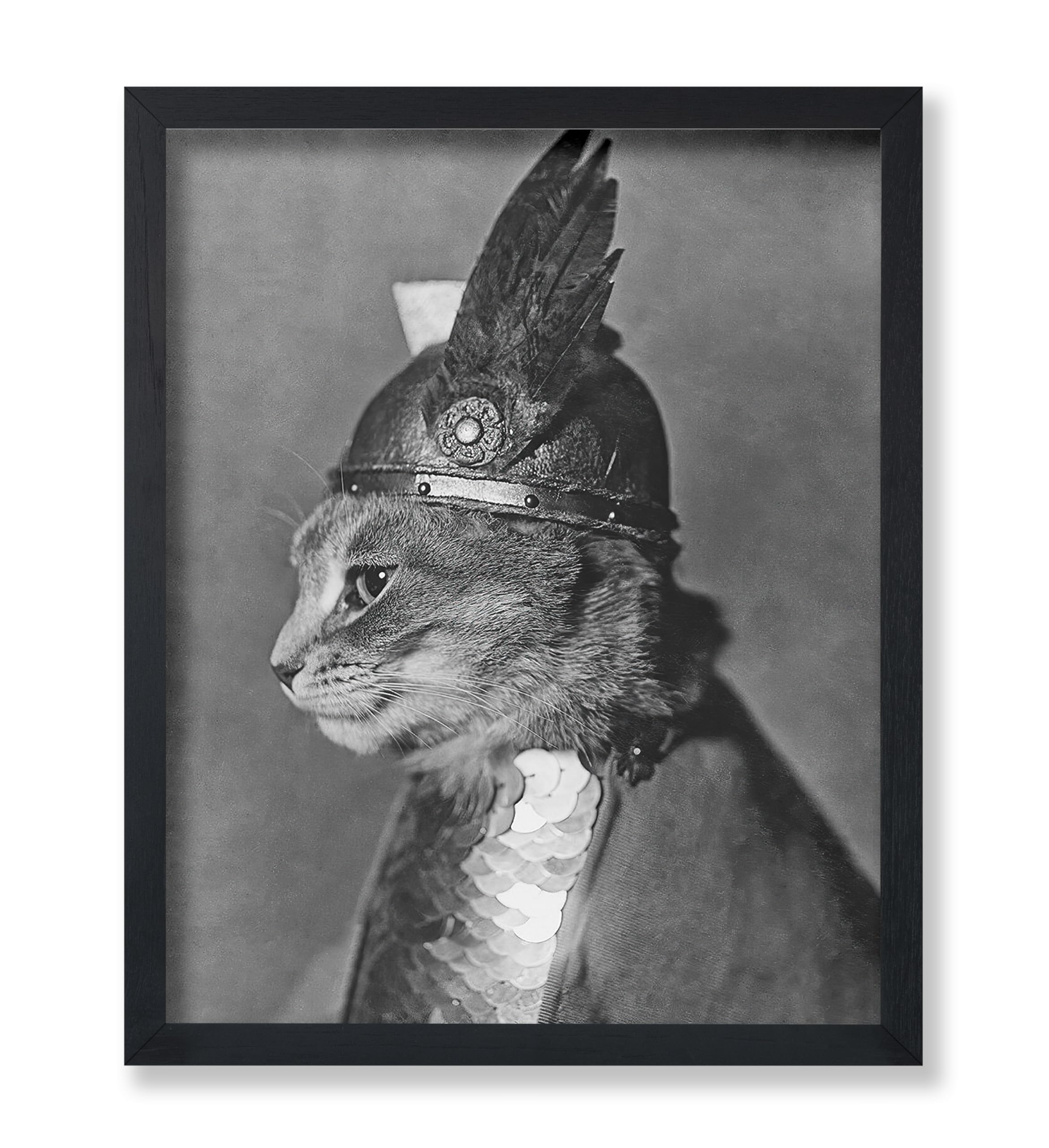 Amazon.com: Poster Master Vintage Armored Cat with Winged Helmet