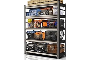 5-Tier Heavy-Duty Metal Storage Rack