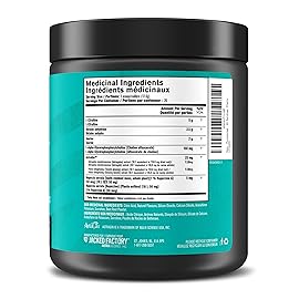 Jacked Factory Pumpsurge Caffeine Free Pre Workout for Men & Women - Nootropic Booster & Stim Free Pre Workout - Intense Pumps, Enhanced Focus - 30 Servings, Cherry Limeade