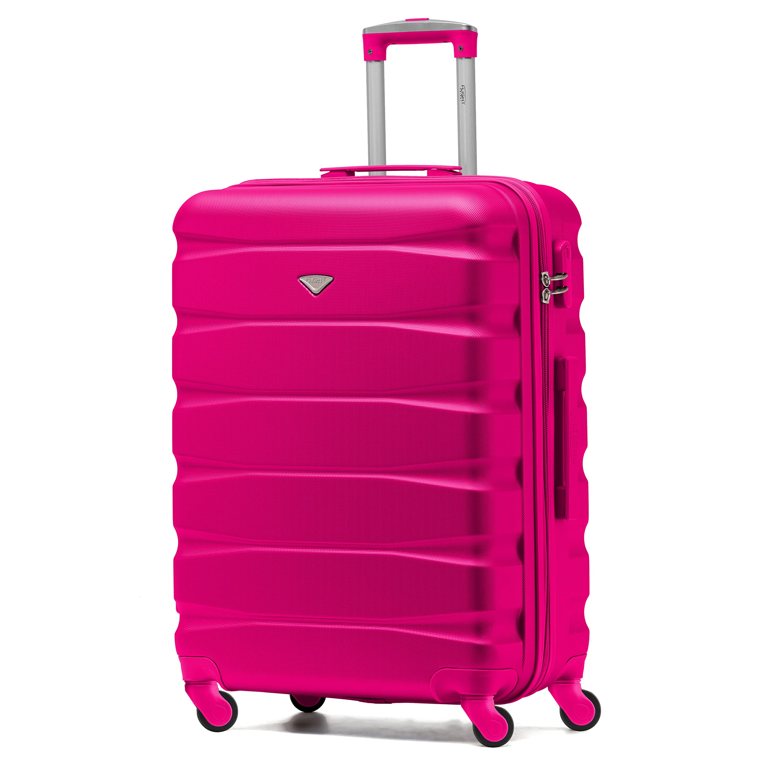 Flight Knight Lightweight 4 Wheel ABS Hard Case Medium Suitcase Approved for Over 100 Airlines Including easyJet, British Airways, Ryanair, Jet2, Emirates & Many More - Check-in Medium Size 25" — view 137