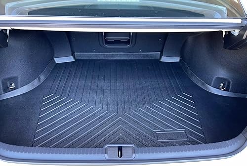 Tapete de maletero para Lexus ES350 ES300h ES250 2019-2025 – Tapetes resistentes a la intemperie para maletero de automóviles con borde elevado –