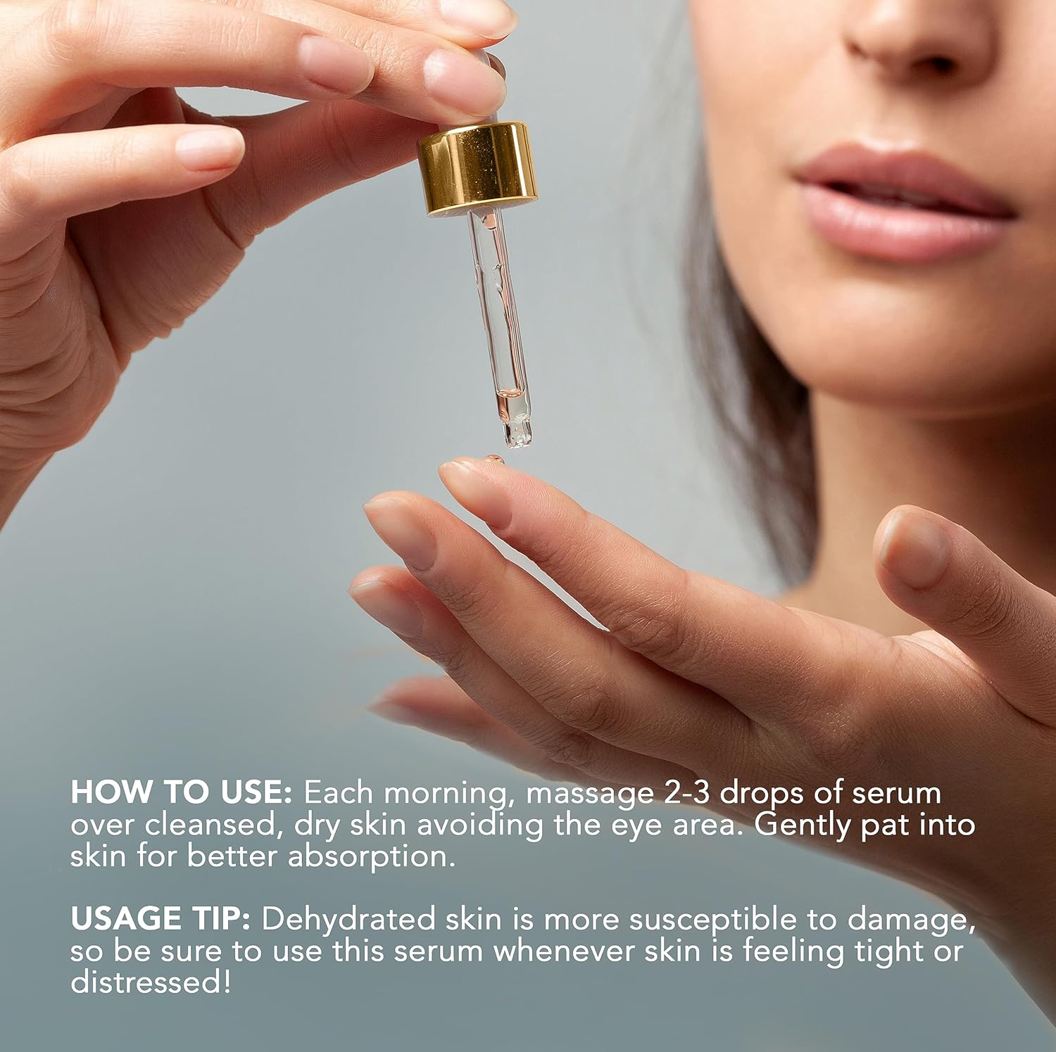 Go Beauty Daily Hydrating Serum with Triple Hyaluronic Acid Hydrating, Hydrolyzed Collagen, Vitamin B5, Panthenol + 7 Peptide Complex for Dry, Dull, Aging Skin - Hydro Reviving, 1 fl. oz. - Image 5