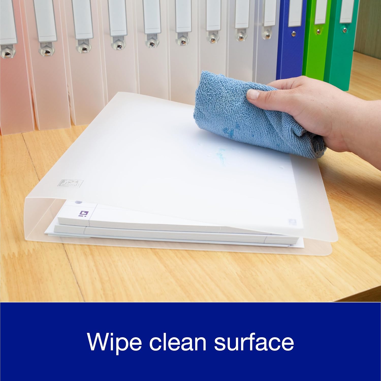 Elba Ring Binder 25mm Capacity A4 Clear