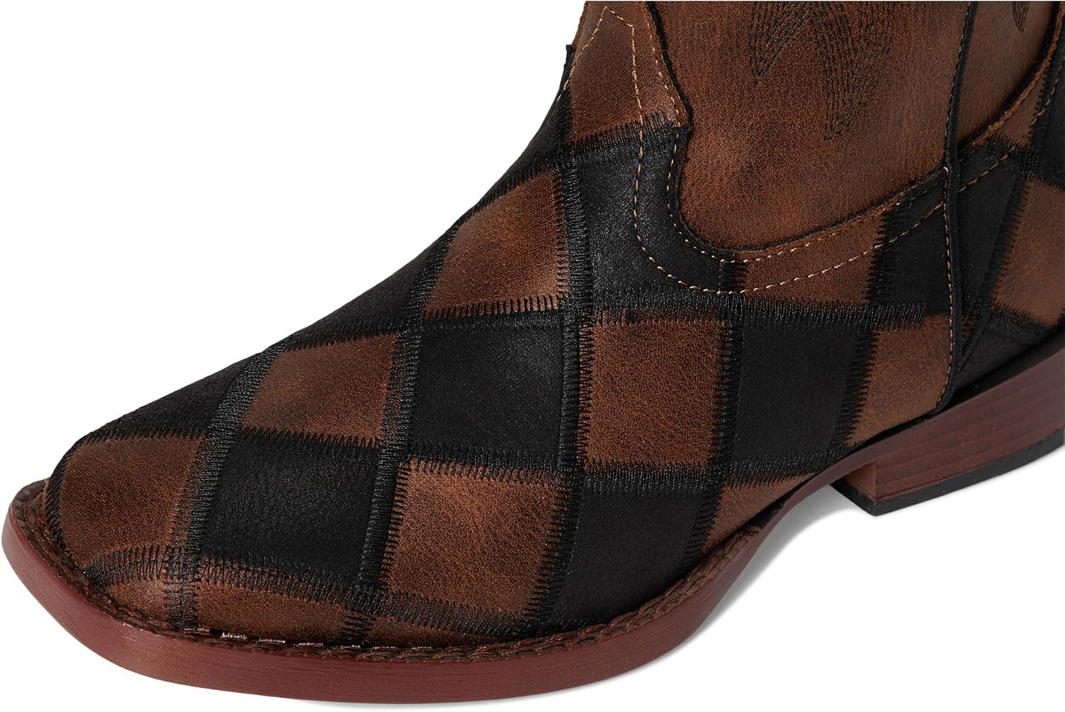 ROPER Boy's Bird Blocks (Big Kid) Western Boot image 4