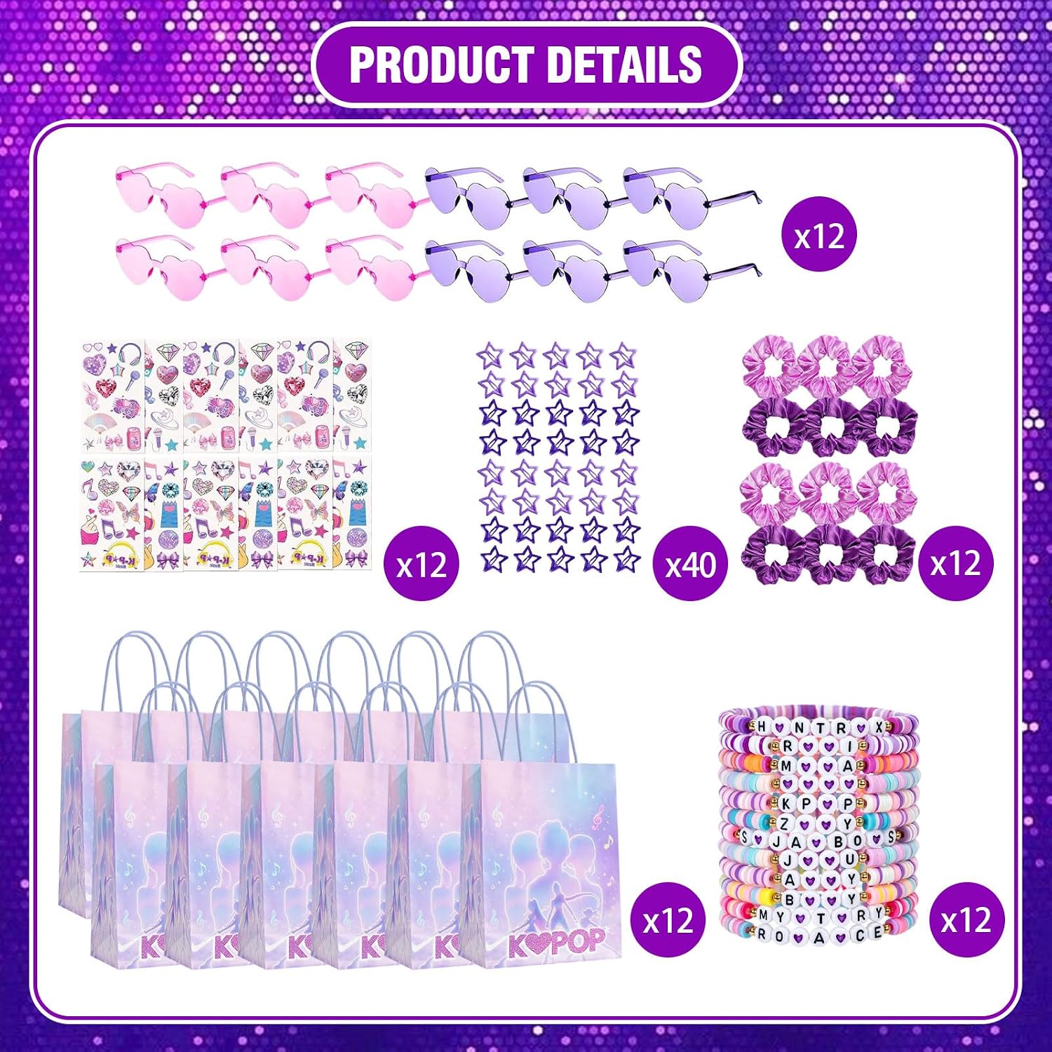 Kpop Party Favors Popular Singer Friendship Gifts Set Birthday Decorations image 5
