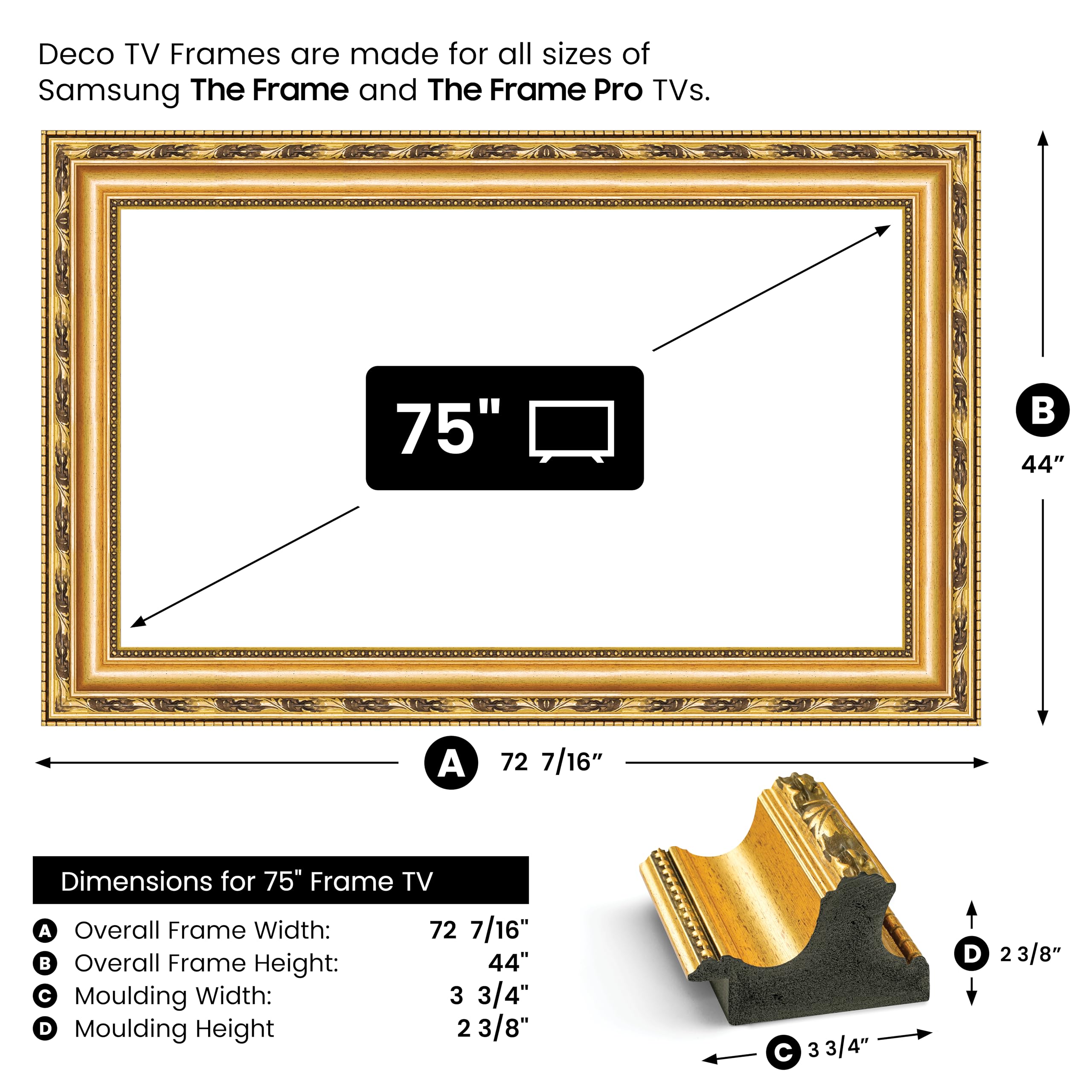 Amazon.com: Ornate Gold 75