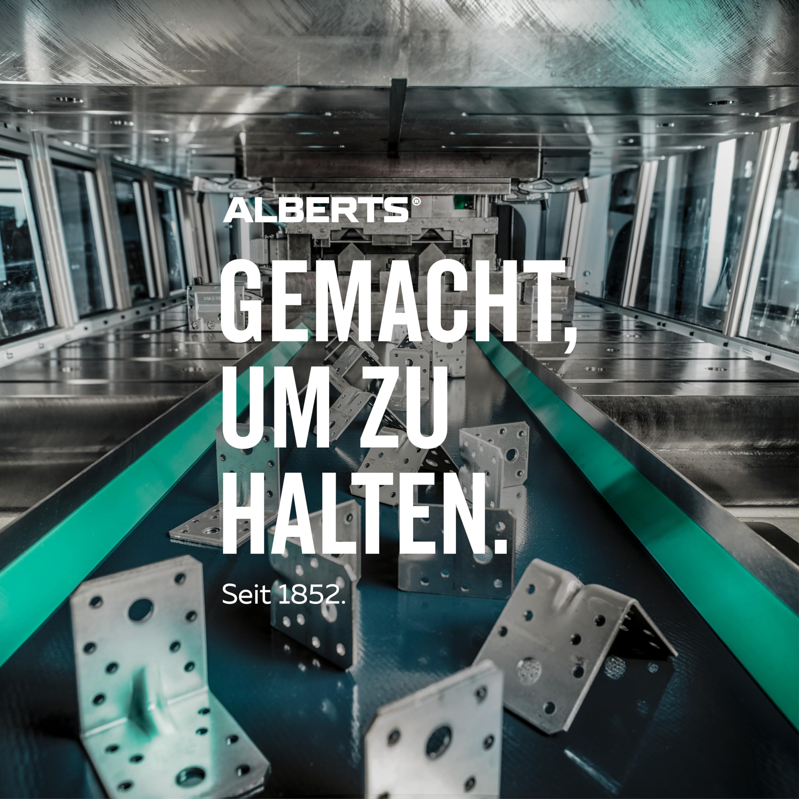 Alberts 2er Set Nummernschild-Befestigung | zum Einschlagen | feuerverzinkt | Gesamthöhe 750 mm
