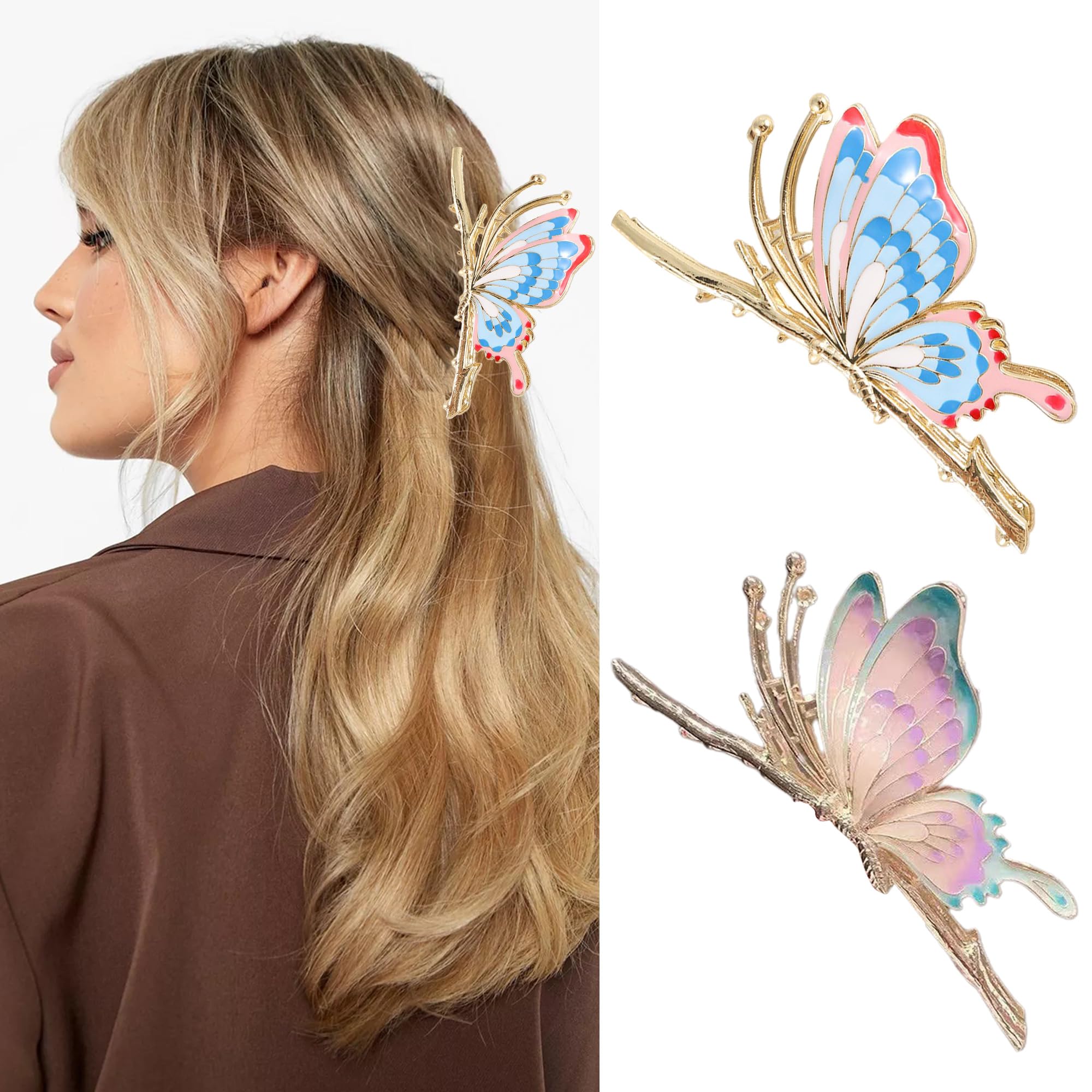 butterflyヘアクリップ②