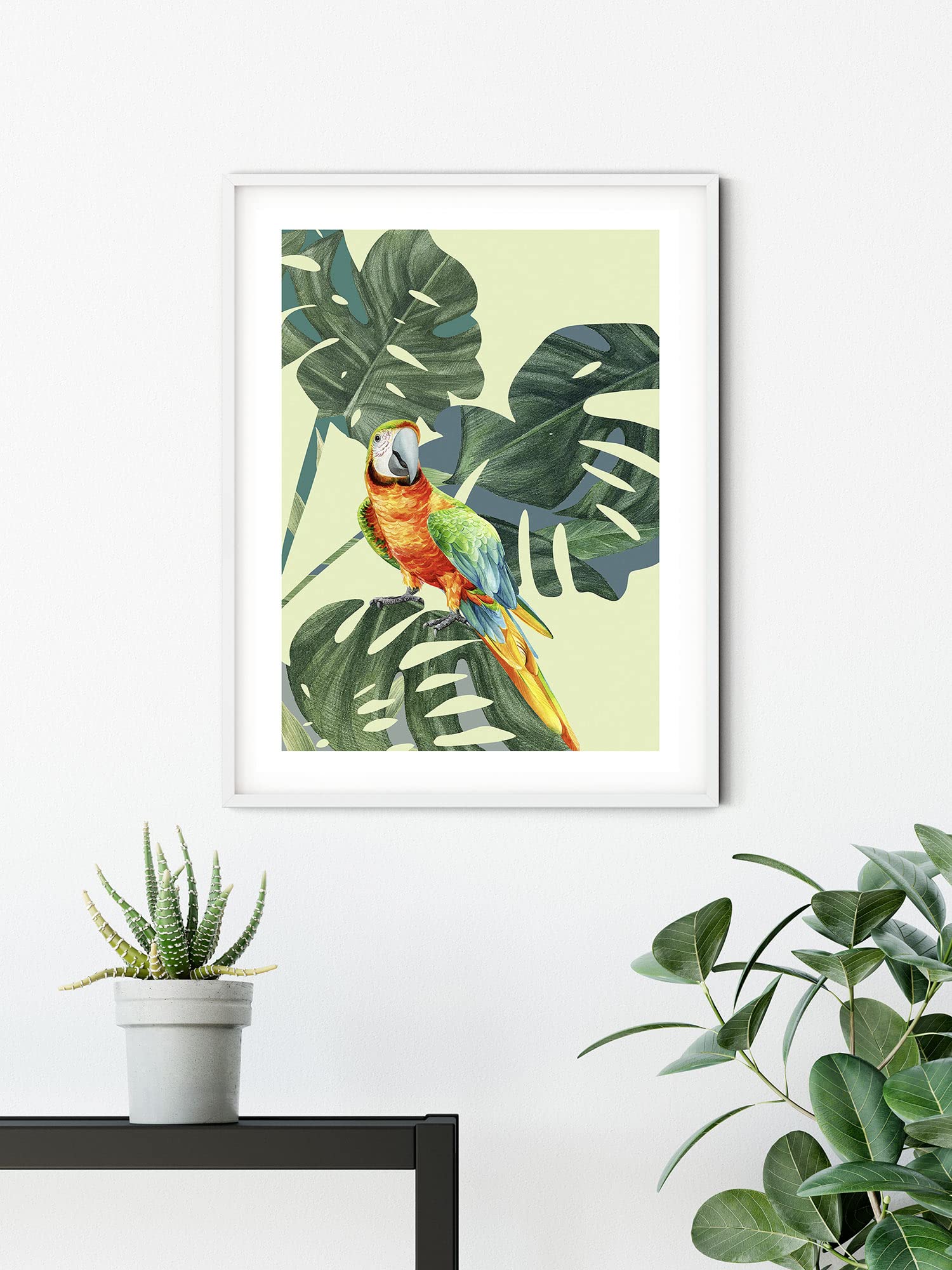 Komar Wandbild – Green-Winged Macaw, 50 x 70 cm (ohne Rahmen)