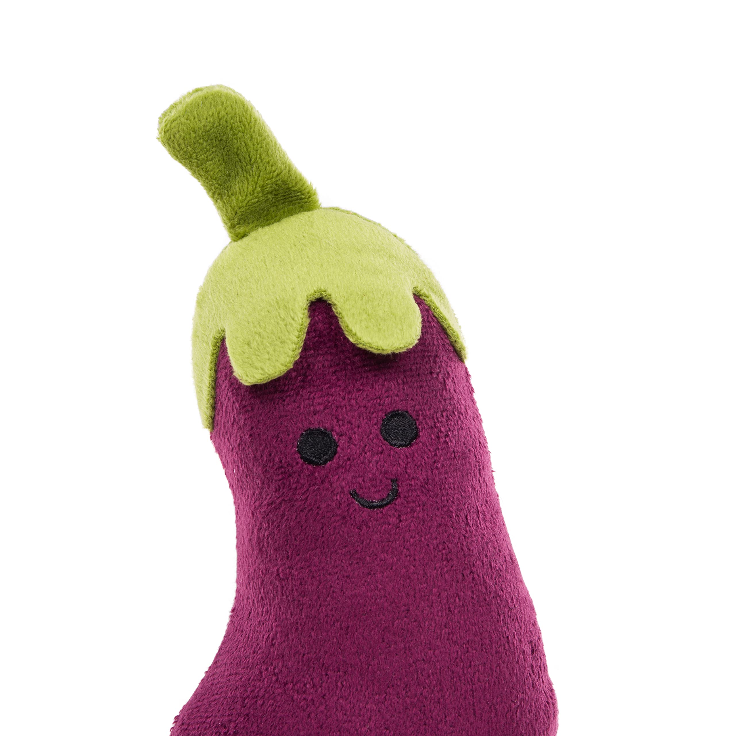 Petface Foodie Faces Aubergine Plush Dog Toy — view 4