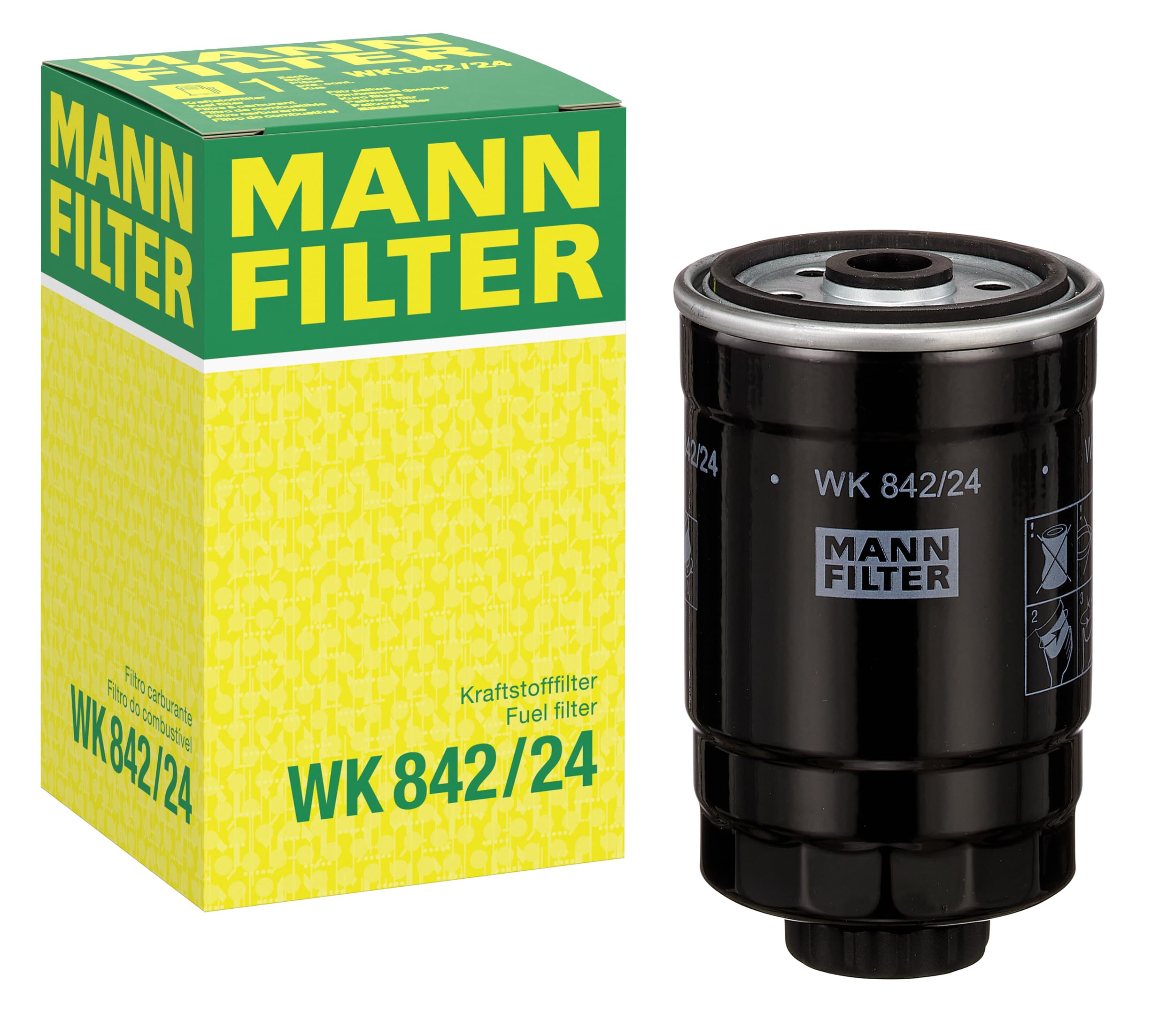 Original MANN-FILTER Fuel Filter WK 842/24 For Cadillac Saab