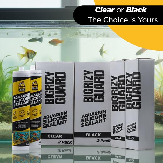 Sellador de silicona negro para acuario 10.14 oz miniatura 6