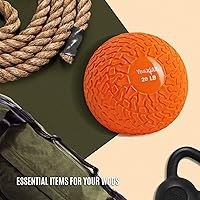 Vista 112 de Yes4All Slam Balls, 10-40lb Weighted Ball Weight, Durable PVC Sand Filled Workout Dynamic Slam Ball for Core Strengthen