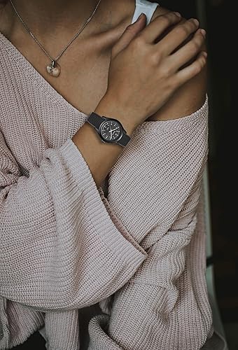 Miniatura 3 de Reloj de enfermera impermeable para mujer, reloj analógico de enfermería con segunda mano, esfera de fácil lectura